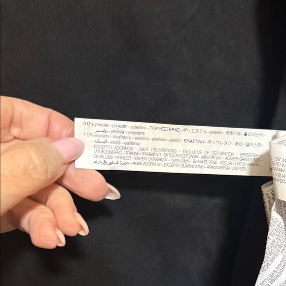 Zara Black faux suede Fringe Women's jacket - Picture 6 of 6